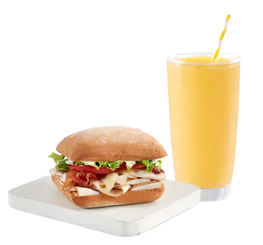 SMOOTHIE AND A SANDWICH
