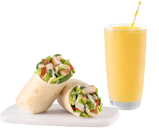 SMOOTHIE AND A WRAP
