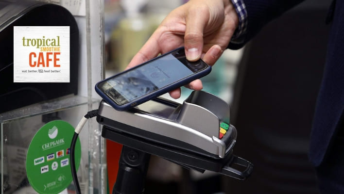 Does Tropical Smoothie Cafe Take Apple Pay
