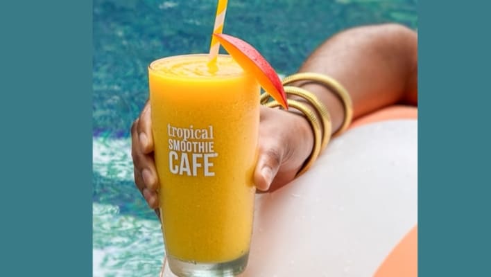 Mango magic tropical smoothie
