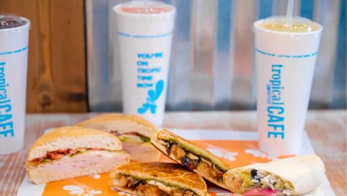 Senior discount at Tropical Smoothie Cafe