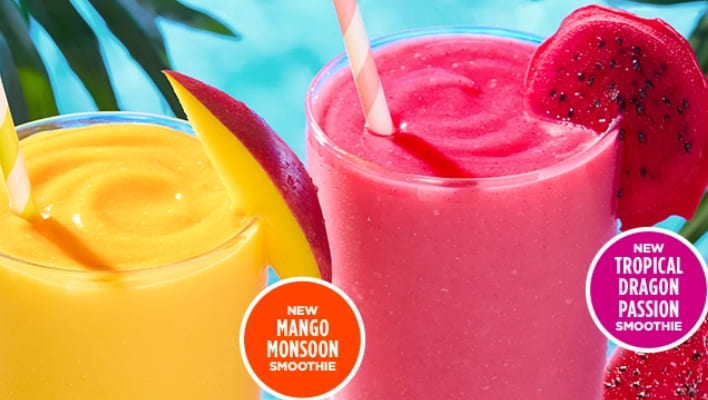 Tropical Smoothie Summer Smoothies
