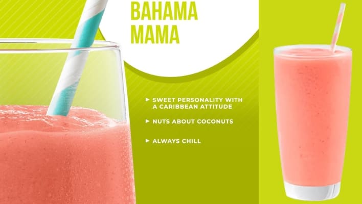 Bahama Mama Tropical Smoothie calories
