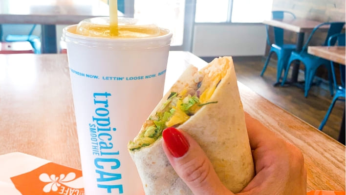 Tropical Smoothie Cafe Vegan calories information