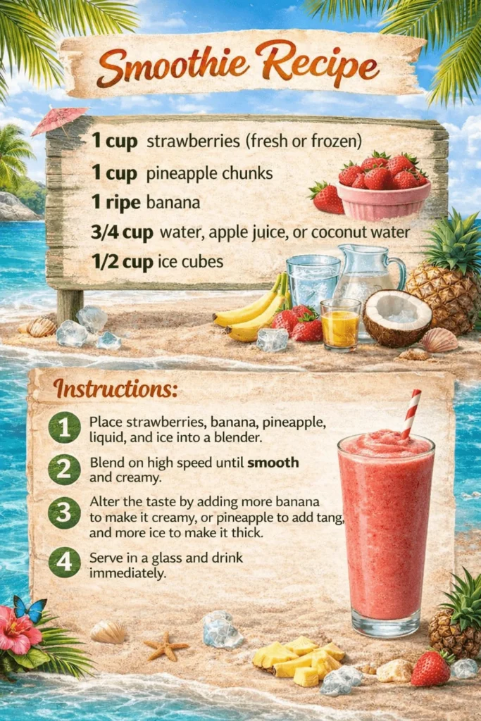 Tropical Smoothie Cafe Paradise Point Recipe